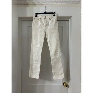 Madewell Jeans 90’s Straight Womens 26 High Rise Tan Beige Ivory Casual Stretch